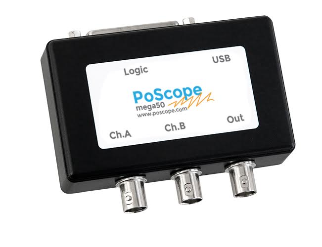 USB oscilloscope MEGA 50 PoScope