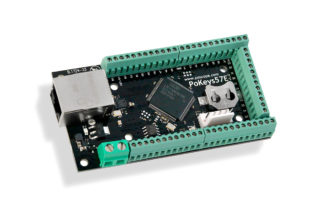 PoKeys5e is Ethernet CNC controller, flight simulator interface and universal IO adapter