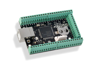 PoKeys57U is USB I/O controller and universal IO adapter also flight simulator interface