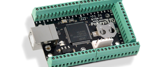 PoKeys57U is USB I/O controller and universal IO adapter also flight simulator interface