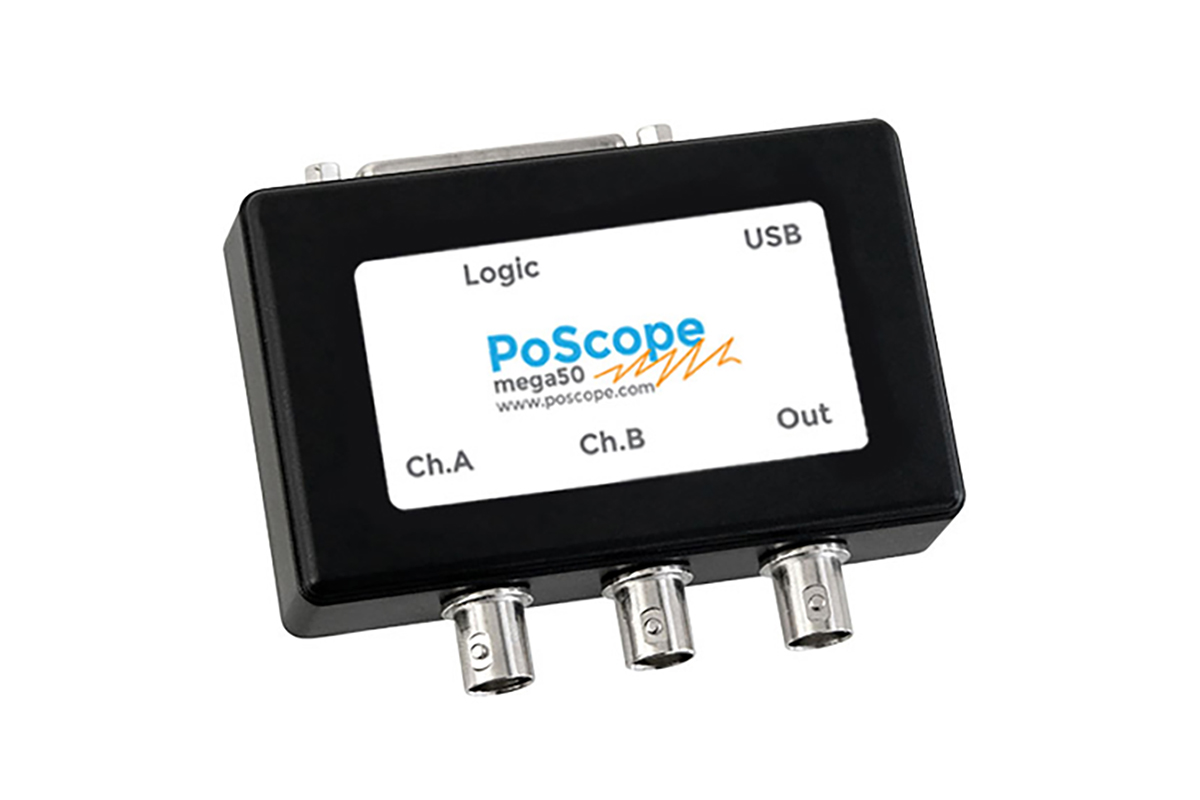 USB signal oscilloscope - PoScope Mega50